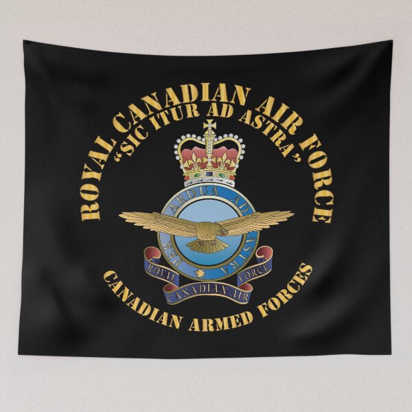 Item preview, Canada - Royal Canadian Air Force - Sic itur ad astra X 300 designed and sold by Military Insignia Products.