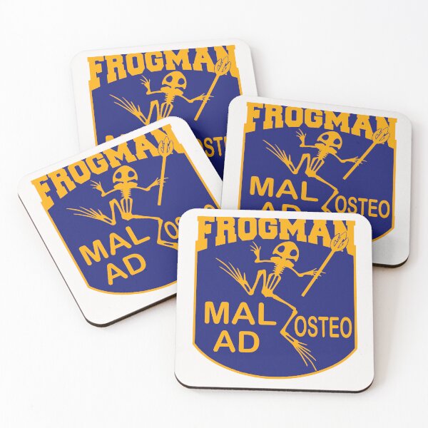 Item preview, Frogman; Mal Ad Osteo; designed and sold by StickerApe.