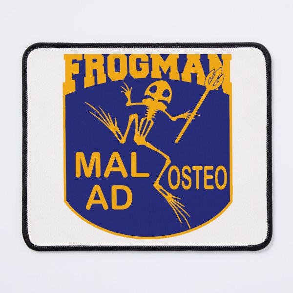 Item preview, Frogman; Mal Ad Osteo; designed and sold by StickerApe.