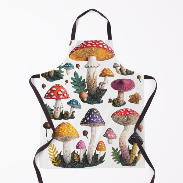 Item preview, Whimsical mushroom-themed pin set with colorful toadstools, chanterelles, and shiitakes, featuring enchanting nature details. designed and sold by Jasava Shop.