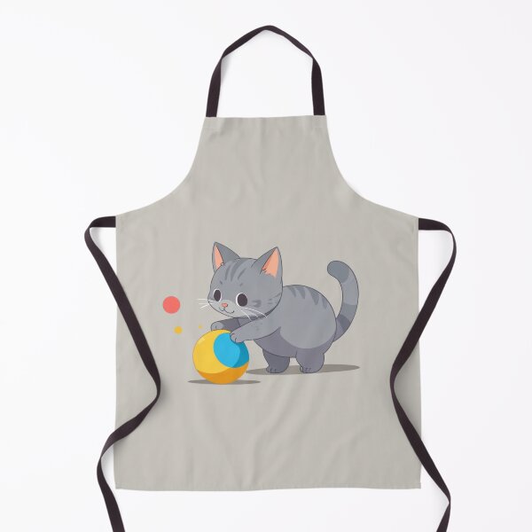 Item preview, Playful grey kitty designed and sold by PawPurfect.