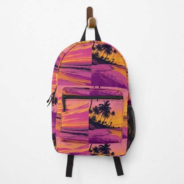 Item preview, Pink, Purple & Orange Beach Sunset Landscape designed and sold by NeutrinoJem.