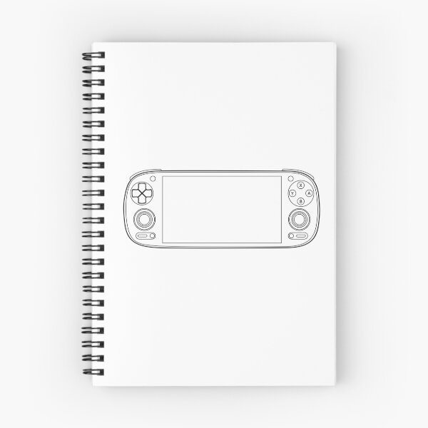 Item preview, RP5 - Retro Game Console - Black Outline designed and sold by RetroGDesigns.