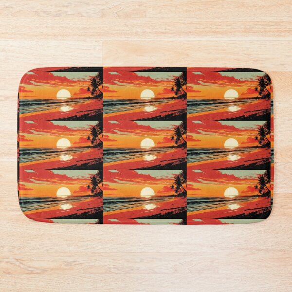 Item preview, Orange Beach Sunset Landscape designed and sold by NeutrinoJem.