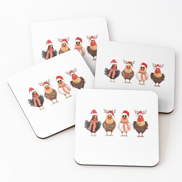 Item preview, Funny Chicken Santa Christmas  designed and sold by LensherArt.