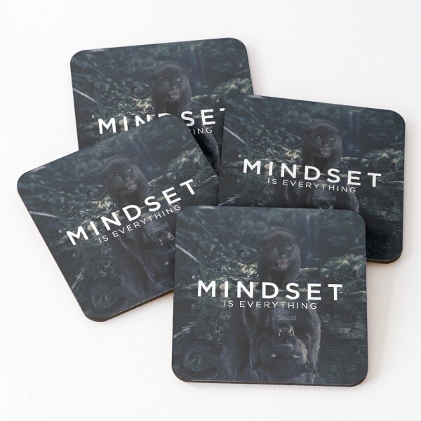 Item preview, Mindset Is Everything, Panther - Success Motivational designed and sold by chantastical.