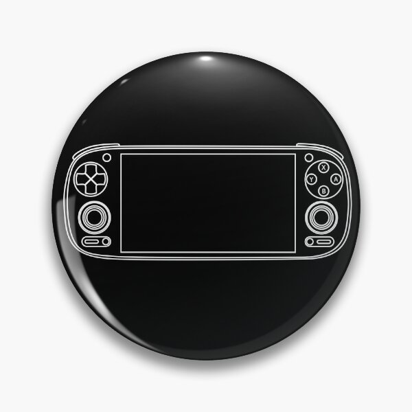Item preview, RP5 - Retro Game Console - White Outline designed and sold by RetroGDesigns.