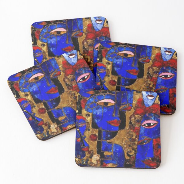Item preview, Abstract Faces Art designed and sold by TheDarkWardrobe.
