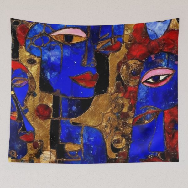 Item preview, Abstract Faces Art designed and sold by TheDarkWardrobe.