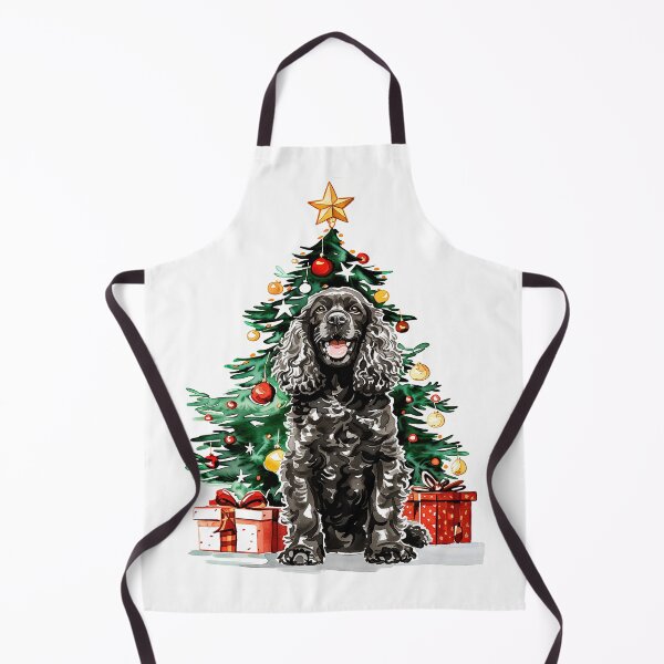 Item preview, Cocker Spaniel Dog - black - Christmas Tree Watercolor designed and sold by wotsthis.