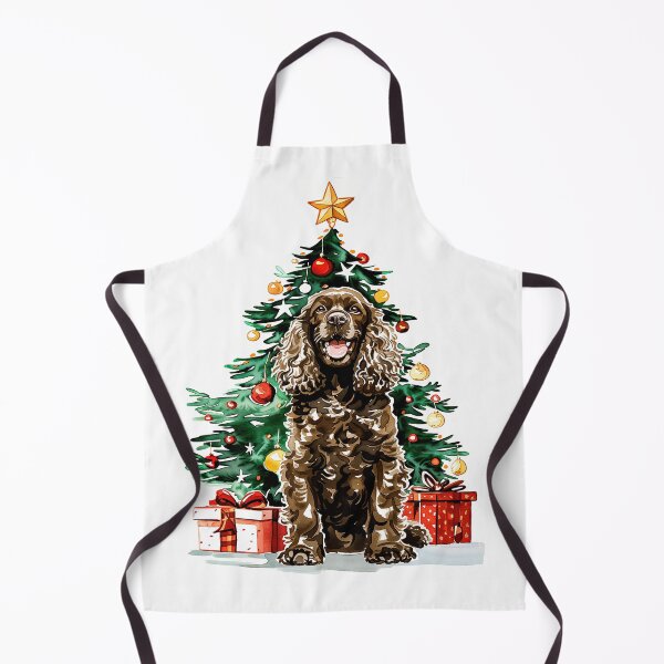 Item preview, Cocker Spaniel Dog - chocolate brown - Christmas Tree Watercolor designed and sold by wotsthis.