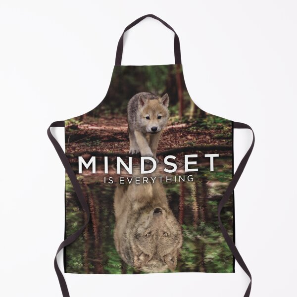 Item preview, Mindset Is Everything, Wolf Inspiration - Success Motivational designed and sold by chantastical.