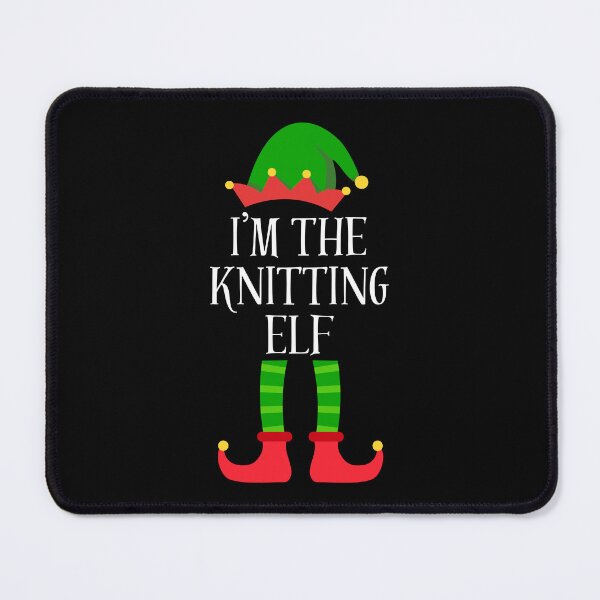 Item preview, I'm the knitting elf - holiday knitting designed and sold by EvergreenWhimsy.