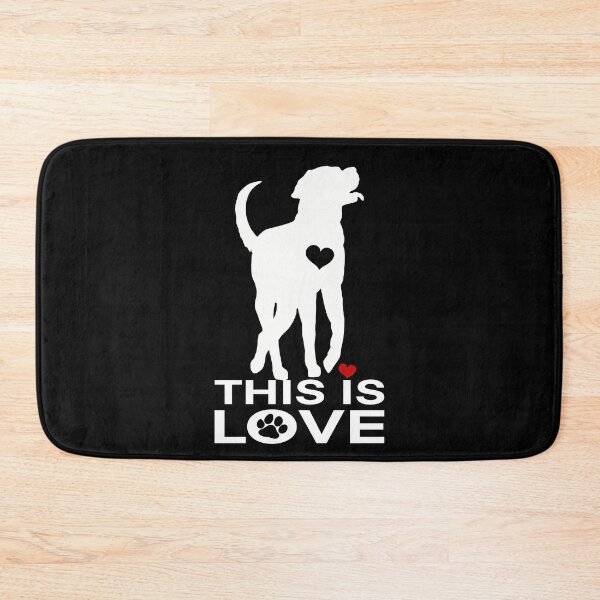 Item preview, This Is Love Happy Labrador Dog designed and sold by Just-Arts-4U.