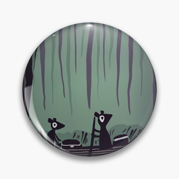 Item preview, Two beings travel in a rowboat through a forest designed and sold by Laksen.