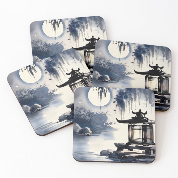 Item preview, Moonlit Tranquility by the Lantern designed and sold by KiEgon.
