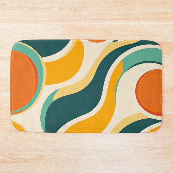 Item preview, Orange Circles and Color Streams designed and sold by Store With Cool Stuff.