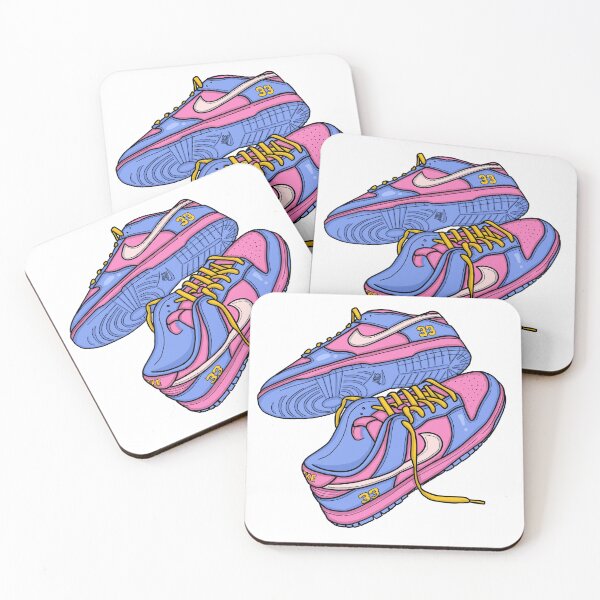 Item preview, Pink and Purple Nike Sneakers designed and sold by hannaxart.