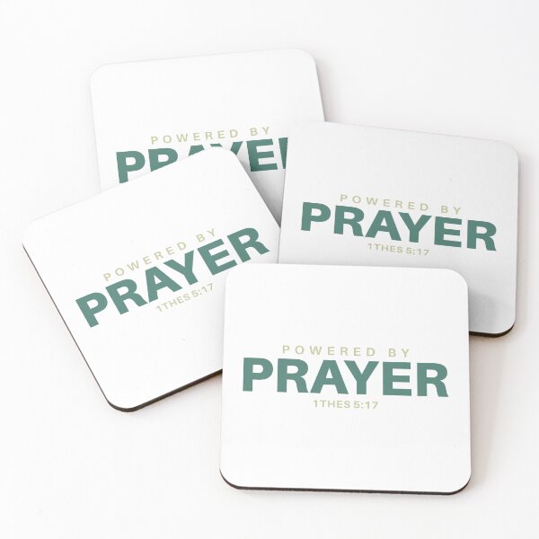 Item preview, Powered by Prayer - 1 Thessalonians 5:17 Scripture-Inspired designed and sold by Lillyamstronger.