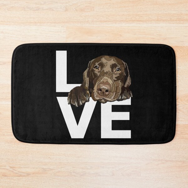 Artikelvorschau, Liebe Chocolate Lab Hund entworfen und verkauft von Just-Arts-4U.