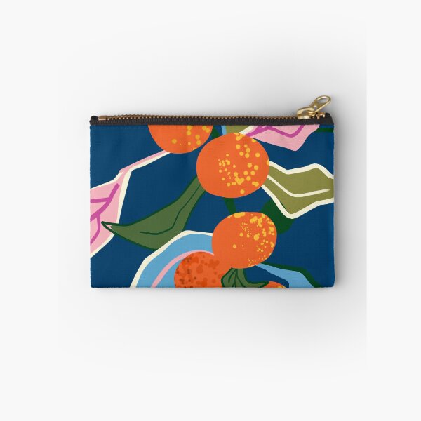 Artikelvorschau, Üppige orange Botanicals, von der Natur inspirierte tropische Vibes, abstrakte Blumen- und Blattwerkillustration, moderne farbenfrohe Wandkunst, Boho-Sommerdekor entworfen und verkauft von Kintsugi99.
