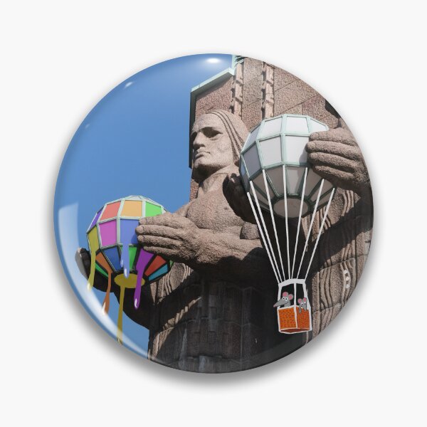 Item preview, Photo and digital art, statues at the train station in Helsinki designed and sold by Laksen.