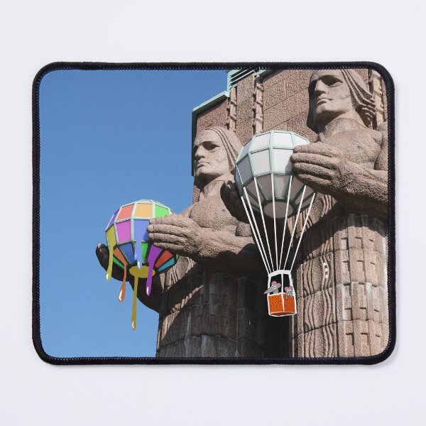 Item preview, Photo and digital art, statues at the train station in Helsinki designed and sold by Laksen.