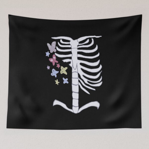 Item preview, Dan and Phil Phil Lester's Broken Rib Tee -- Spooky Week Baking Inspired Rib Cage Tee designed and sold by J-Creative-.