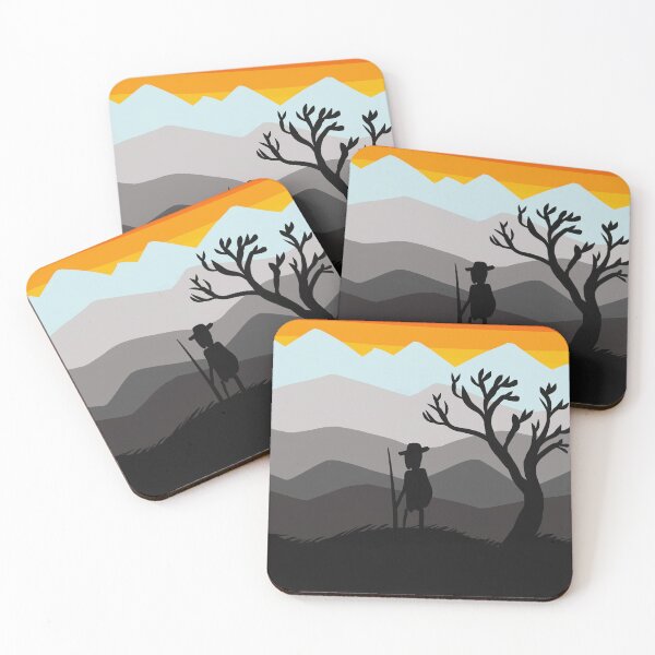 Item preview, The Lonely Wanderer and the Mountains designed and sold by Laksen.