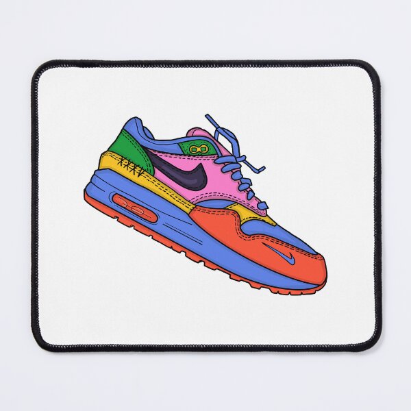 Item preview, Colorful Nike Shoe Illustration designed and sold by hannaxart.