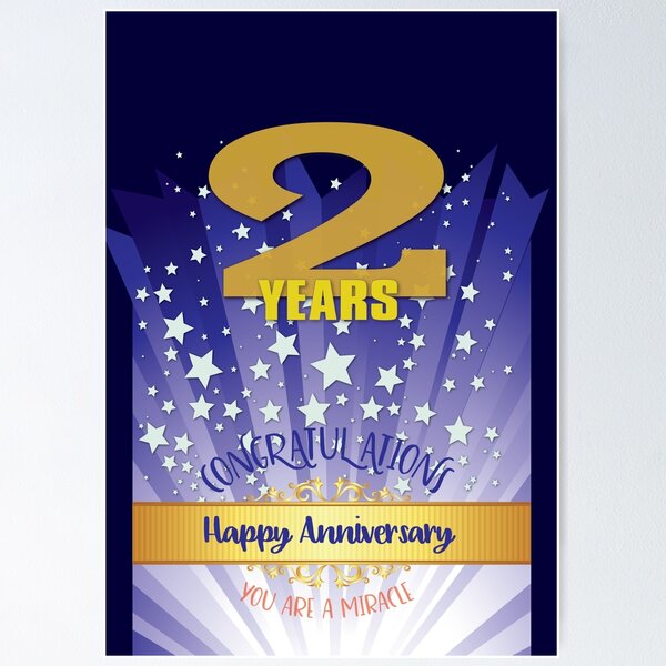 Item preview, 2 Year Recovery Anniversary You're A Miracle designed and sold by ApexDesigners.