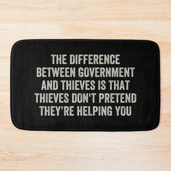 Item preview, The Diferrence Between Government and Thieves - Funny Libertarian designed and sold by dantixebiana.