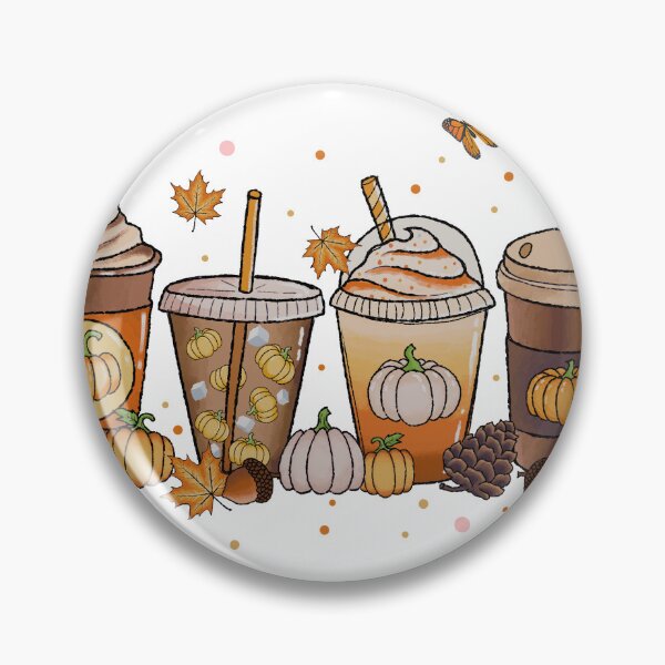 Item preview, Fall Coffee Drink Pumpkin Autumn leaves Tshirt Phone cover designed and sold by KreativKulture.