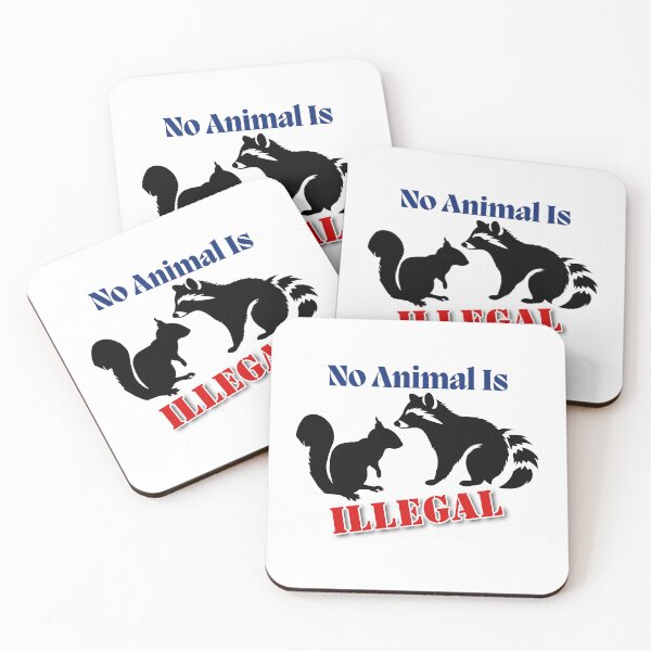Item preview, No Animal Is Illegal designed and sold by Vast-Designs.
