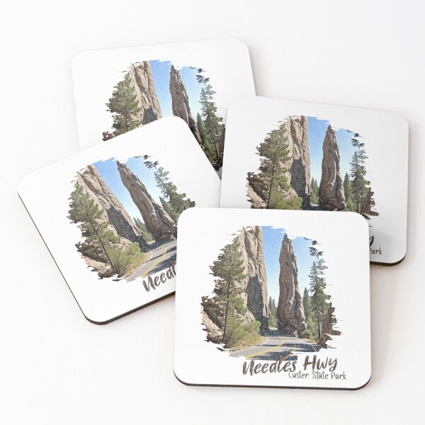 Item preview, Needles Hwy Custer State Park South Dakota Black Hills Scenic Byway Rugged Granite Mountains 14 Miles designed and sold by LaughinSquirrel.