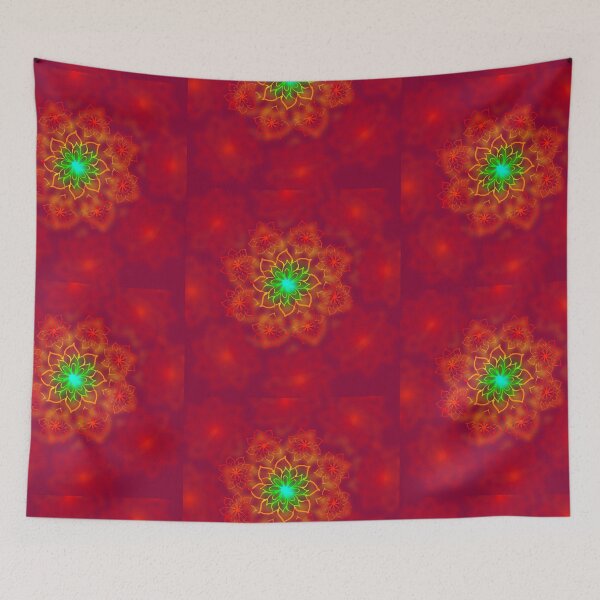 Item preview, Radiant Mandala with Floral Patterns designed and sold by jmdoodlez.