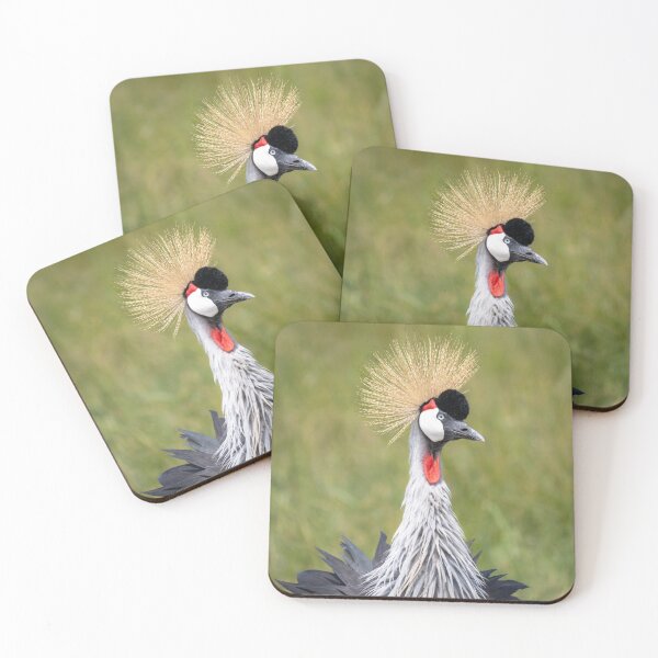 Item preview, Crowned Crane - All Fluffed Up designed and sold by Andrew Goodall.