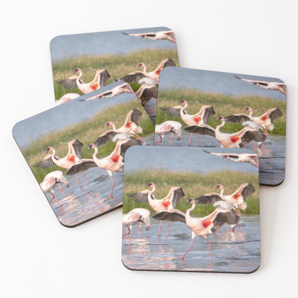 Item preview, Flamingos Coming In To Land designed and sold by Andrew Goodall.
