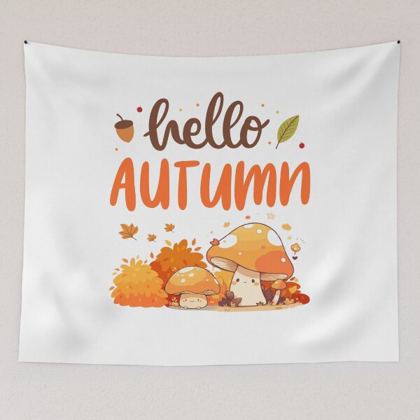 Item preview, Hello Autumn! Cute Mushroom Fall Thankful Moments Family Season Together designed and sold by Loyaltees Apparel.