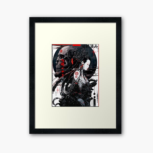 Item preview, Geisha Cyborg Vaporwave Aesthetic  designed and sold by ShurikenStar.