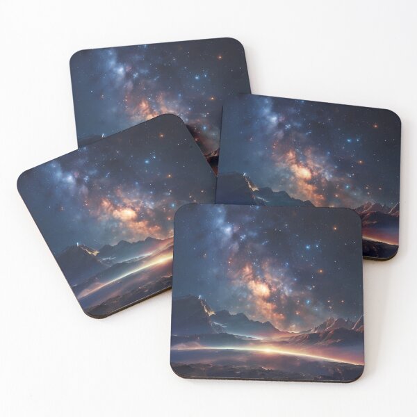 Item preview, A starry sky view from the mountains in universe designed and sold by TatStudio55.