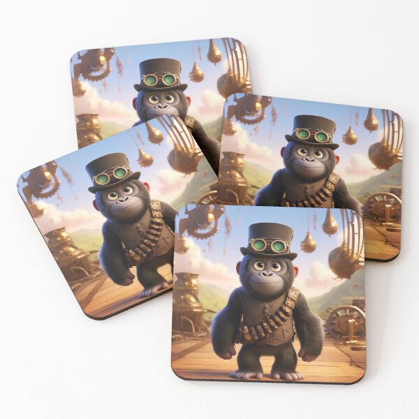 Item preview, Steampunk Gorilla designed and sold by Sillytoe.