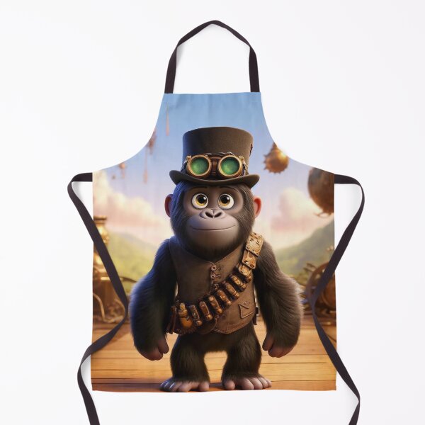 Item preview, Steampunk Gorilla designed and sold by Sillytoe.