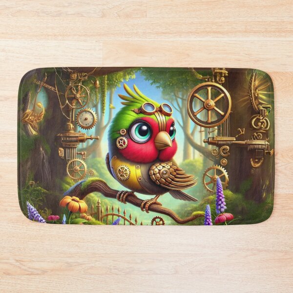 Item preview, Steampunk Gouldian Finch designed and sold by Sillytoe.