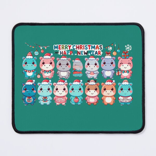 Item preview, Little hippoes in Christmas season, Hood, long sleeve,Moodeng,sweater designed and sold by THESRICHA65.