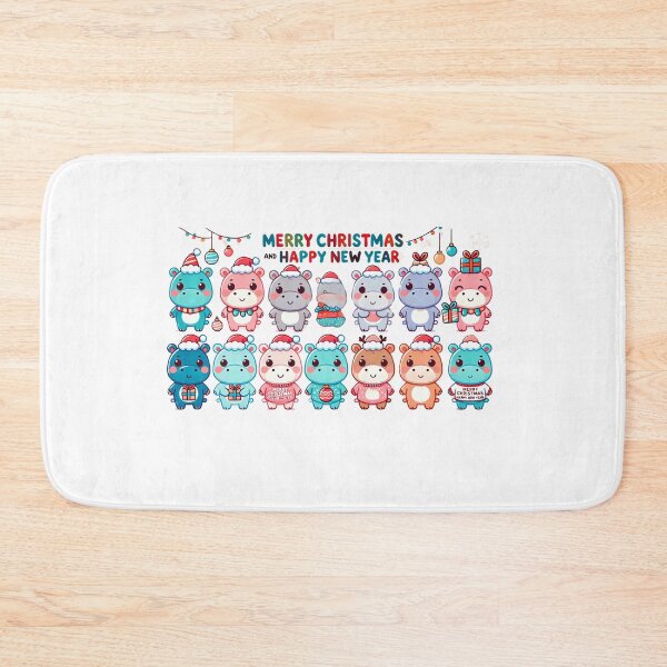 Item preview, Little hippoes in Christmas season, Hood, long sleeve,Moodeng,sweater designed and sold by THESRICHA65.