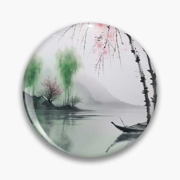 Item preview, Tranquil Morning on the Misty Lake designed and sold by KiEgon.