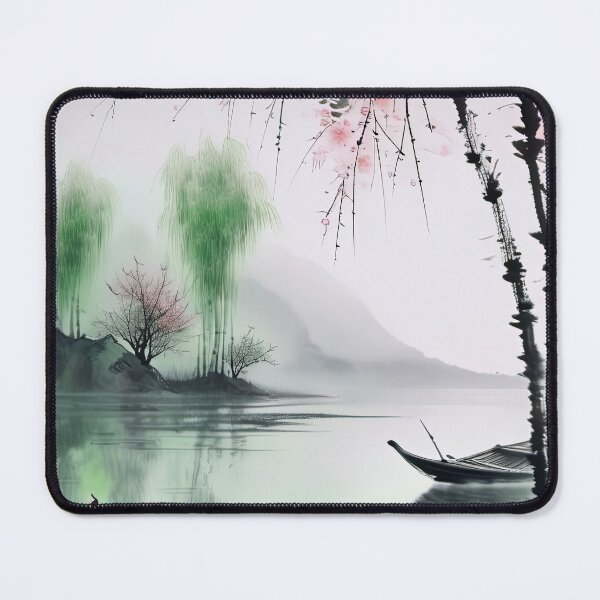 Item preview, Tranquil Morning on the Misty Lake designed and sold by KiEgon.