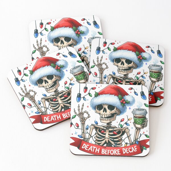 Item preview, Aesthetic Christmas, Death Before Decaf Aesthetic Christmas designed and sold by maximinano100k.