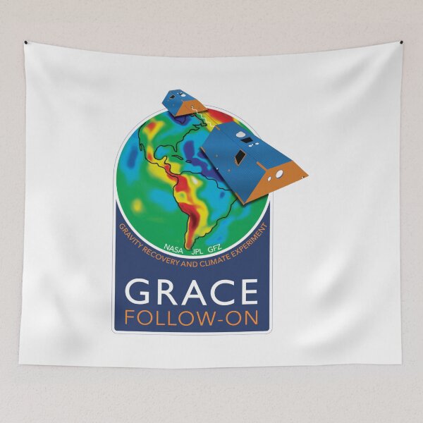 Item preview, GRACE Follow On Mission Logo designed and sold by Nikki SpaceStuffPlus.